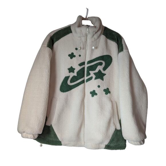 Aelfric Eden Star Sky Sherpa Fleece Jacket Zip Up Winter Puffer Jackets Women’s - Picture 3 of 8